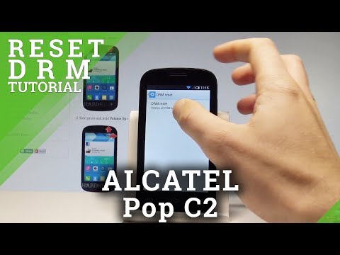 How to Reset DRM in ALCATEL Pop C2 - Remove Licenses |HardReset.Info