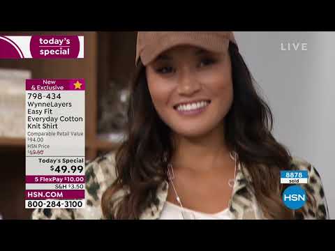 WynneLayers Easy Fit Everyday Cotton Knit Shirt