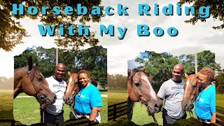 Horseback Riding With My Husband 🐴 🐴 🐴 | Luella Stables Griffin GA | Mobile Home Diva