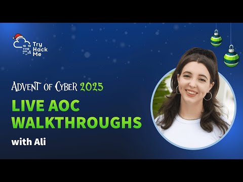 TryHackMe - Advent of Cyber Live Walkthrough with @endingwithali  [Day 10]