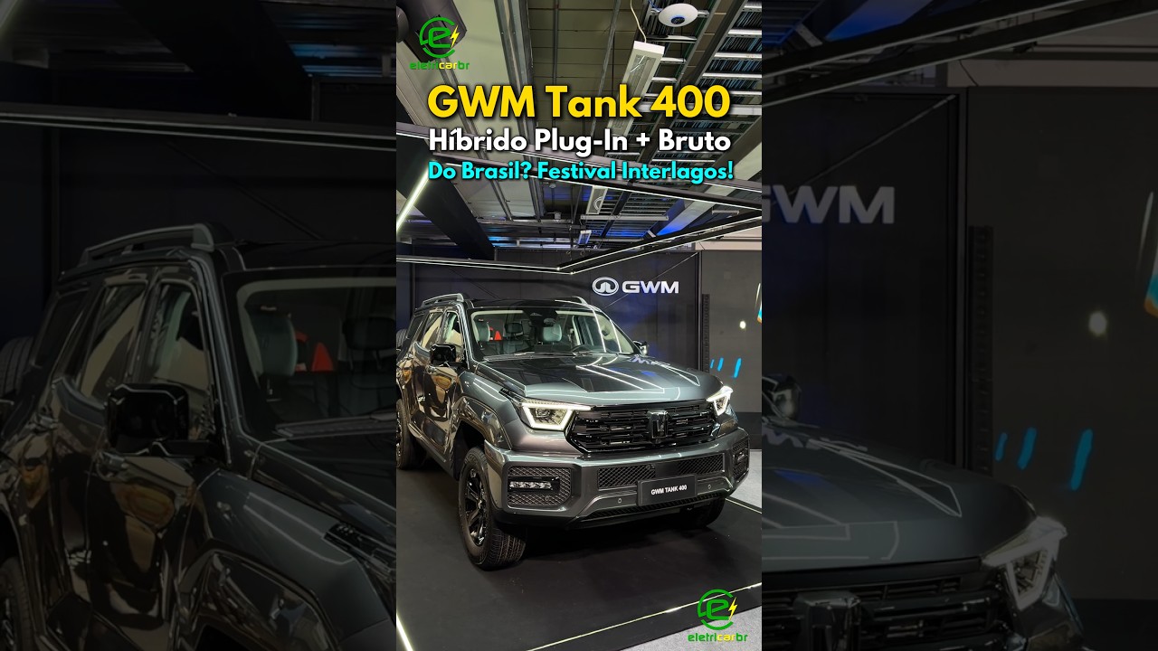 GWM Tank 400! Híbrido Plug-in Mais Bruto do Brasil? Festival Interlagos!⚡