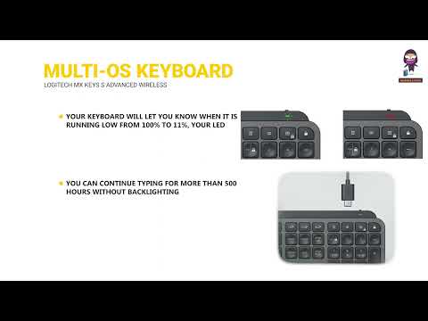 User Manual and Setup: Logitech MX KEYS S Advanced Wireless Illuminated Keyboard