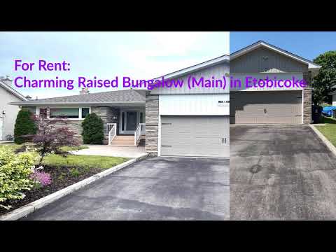 For Rent: Charming Raised Bungalow (Main) in Etobicoke