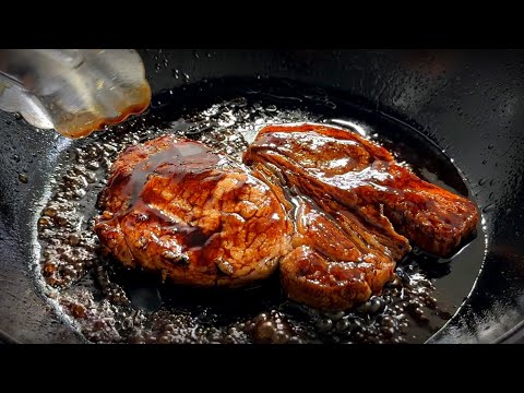 結局一番美味しい地味イタリアン【絶品ステーキ】豚のバルサミコ酢焼き