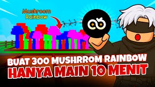 300 Mushrooms Become Rainbows in Just 10 Minutes of Play?! Grow A Garden
