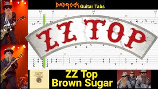 Brown Sugar - ZZ Top - Blues Lead Guitar TABS Lesson