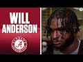 Will Anderson Jr. talks not working out but supporting Alabama teammates at Pro Day | CBS Sports