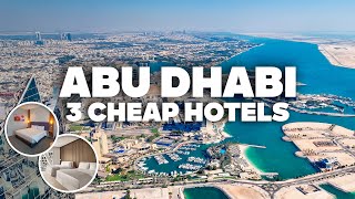 3 GOOD AND CHEAP HOTELS IN ABU DHABI! Great location, close to everything!