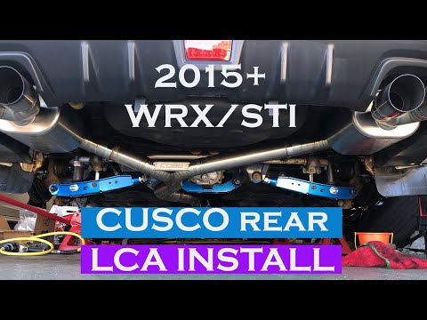 2015+ WRX STI Cusco Lower Control Arm and Voodoo Rear Endlink Install
