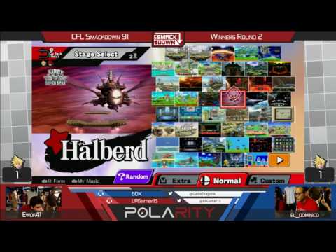 CFL Smackdown 91 WiiU - Ewok41 (Cloud, Lucas) vs El_Dominico (Cloud, Roy) - Winners R2