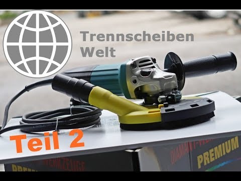 Schutzhaube Winkelschleifer - staubfreies schleifen - Absaughaube Schleiftopf Teil 2 - Praxis