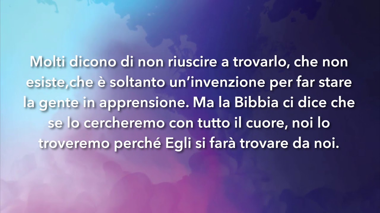 Meditazione Calendario "Parole di Vita" del 6 giugno 2019