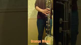 Orange Moon/PrizmaX バスクラリネットで吹いてみた