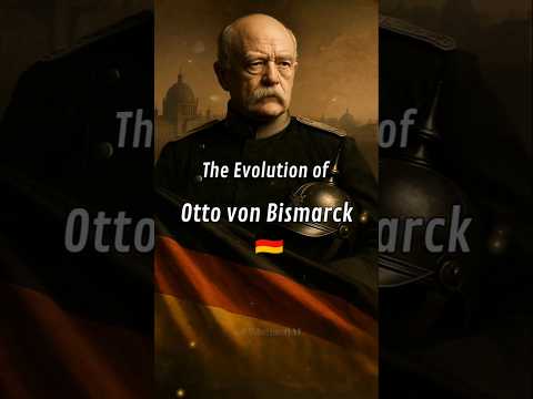 The Evolution of Otto von Bismarck 🇩🇪 | Unifier of Germany in 60 Seconds! #germany #OttoVonBismarck