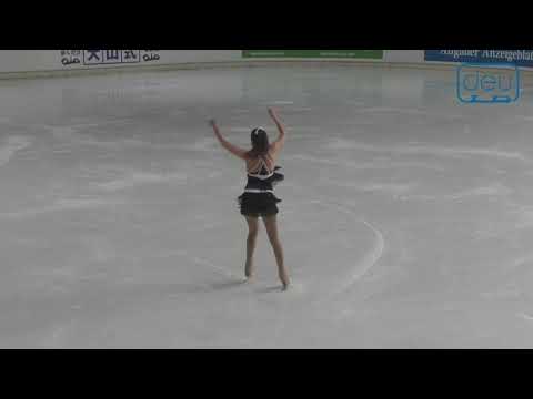 Amira El Bahi. Oberstdorf 2019. Bronze Ladies I Artistic. 17 place