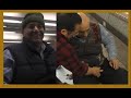 Luodong Massages Elderly Turkish Man At The Subway Station