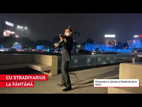Violonistul Alexandru Tomescu, concert live cu Stradivarius în aer liber
