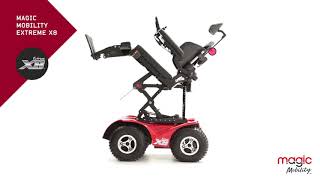 Terénní elektrický invalidní vozík MAGIC MOBILITY EXTREME X8
