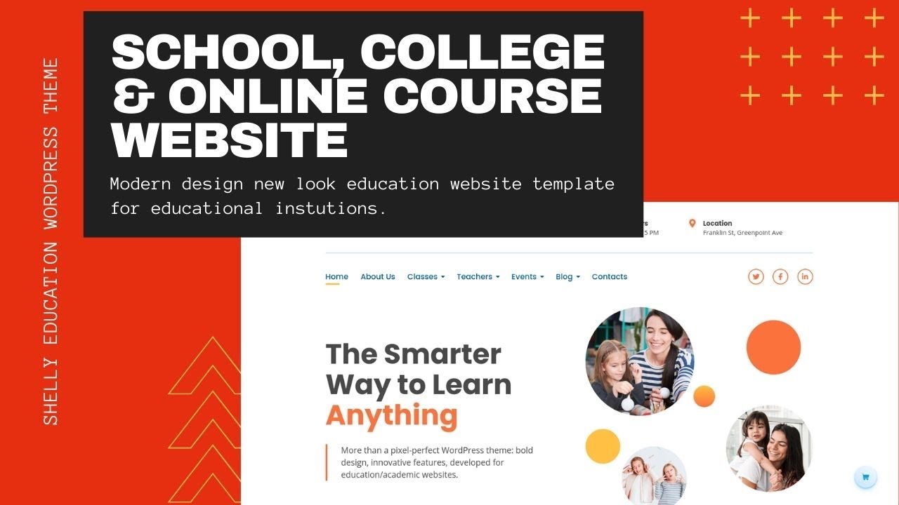 School, College & Online Course Website | Elementor Education Theme | Shelly WordPress Theme