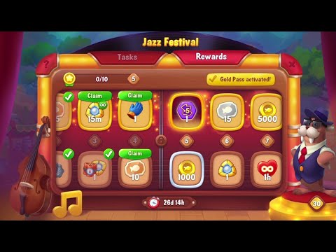 @Fishdom Level 9253. 🎷 Jazz Festival Event Level 4 Unlocked.