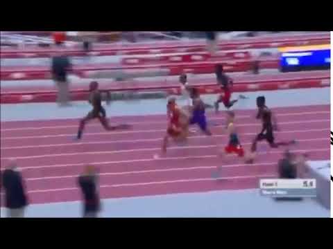 Mens 60m Heat 1 Sec indoor Championships 2019