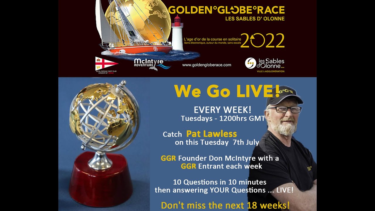 GGR Entrant Live interview NO. 9 with Irish Entry Pat Lawless on 07/07/2020