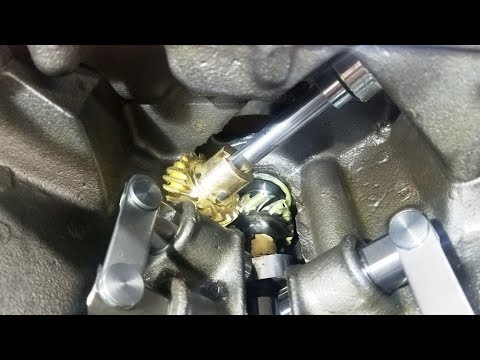 440 MOPAR Big Block Engine Building - Timing the Intermediate Shaft to the Distributor and Oil Pump