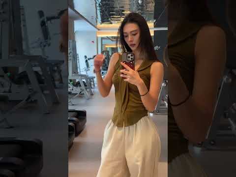 Chinese Girl Gym Workout #445 | Asian Fitness Model Inspiration