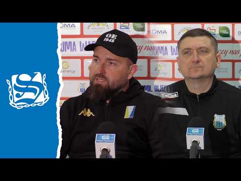 Trenerzy po meczu Stomil Olsztyn - Olimpia Elbląg 1:2