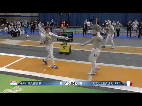 Budapest 2021 SMS - PL128 - Rabb HUN v Colleau FRA