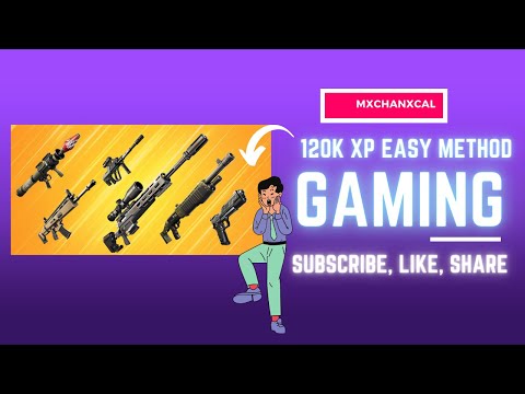 How to get 120,000xp easily? (Fortnite Battle Royale) #trending #youtube #gameplay