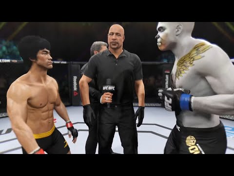 Bruce Lee vs. Midnight Overlord - EA Sports UFC 2 🐉 - Crazy UFC 👊🤪