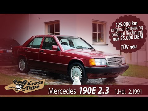 Mercedes W201 190E 2.3 von 1991 1. Hand alle Unterlagen plus orig. Rechnung - Project Cross Type