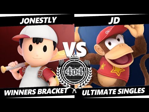 4o4 Smash Night 97 - REAL| Jonestly (Ness) vs JD (Diddy Kong) - Winners Round 3