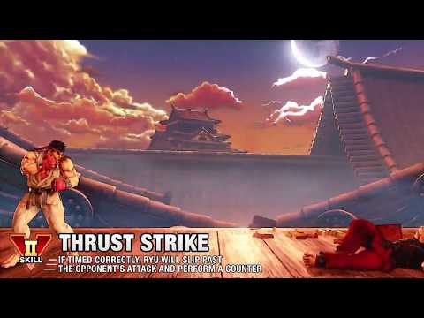 Street Fighter V: Champion Edition Ryu  New V-Skill II Thrust Strike