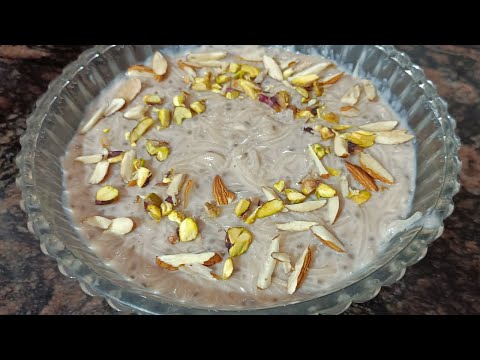 tasty chocolate flavour falooda|SHAHINA'S KITCHEN|#home_made#cooking