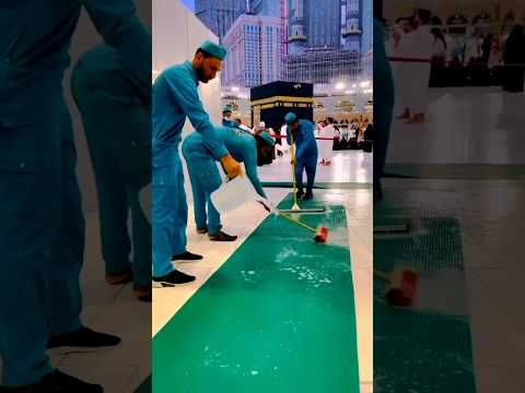 Cleaning Makkah 🕋❤️ - Muhammad Nabina🥀 - Naat Shorts #viralshorts #naatsharif #MuhammadNabina