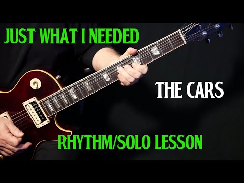 how to play "Just What I Needed" on guitar by The Cars | rhythm and solo | LESSON