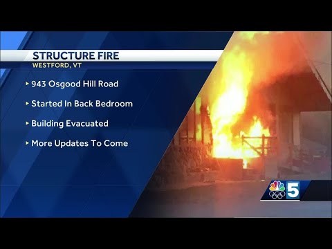 Crews respond to fire in Westford, VT early Saturday morning