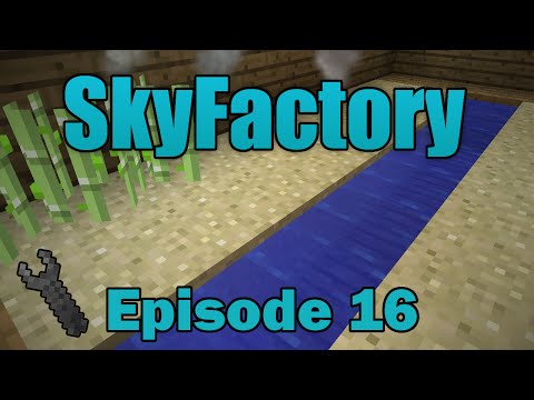 Minecraft- SkyFactory [16] Sugarcane Farm!