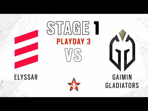 Elyssar vs Gaimin Gladiators // NA Challenger League - Stage 1 - Playday 3
