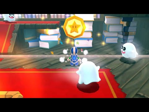 Super Mario 3D Land S5-5 Ghost House All Star Medals Coins Walkthrough 100% Guide スーパーマリオ 3ランド SM3DL