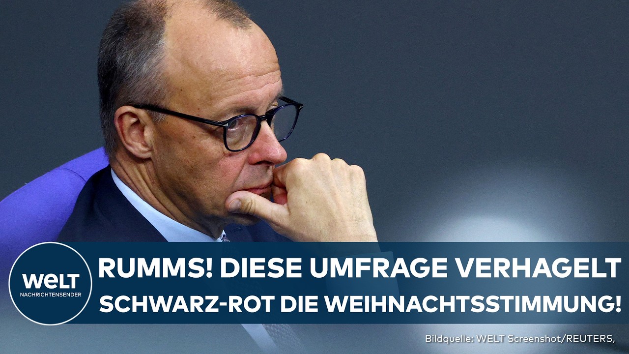 BUNDESTAG: Umfrage-Rumms! Was glauben die Wähler - Überlebt schwarz-rot das Jahr 2026?