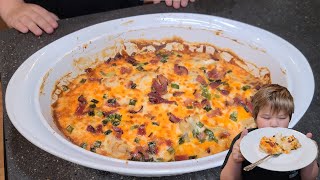 Perogie Casserole - Home Cooking Recipes - Supper / Dinner Ideas