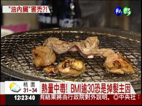 熱量中毒! BMI超過30易禿頭