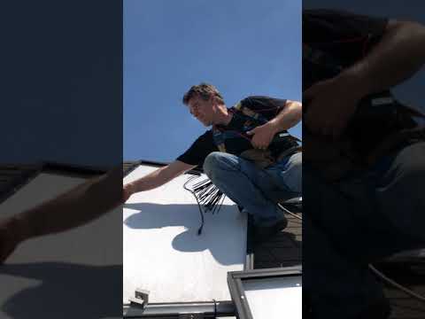 Megger testing Solar Panels - identifying ground fault