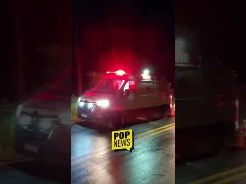 Acidente grave próximo a São Tiago deixa cinco vítimas, três delas crianças