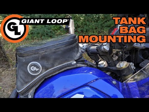 How to Install Giant Loop Tank Bag: Mounting the Fandango, Diablo, or Buckin' Roll Tank Bag