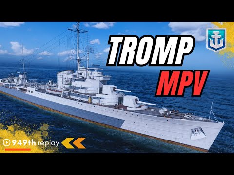 TROMP Destroyer / WoWs / World of Warships #wows #worldofwarships #gaming