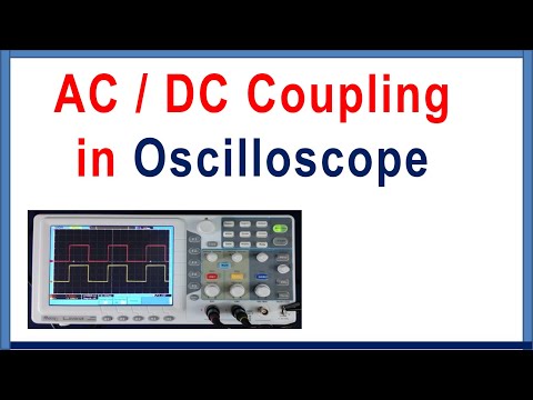 Oscilloscope use, AC and DC coupling Video